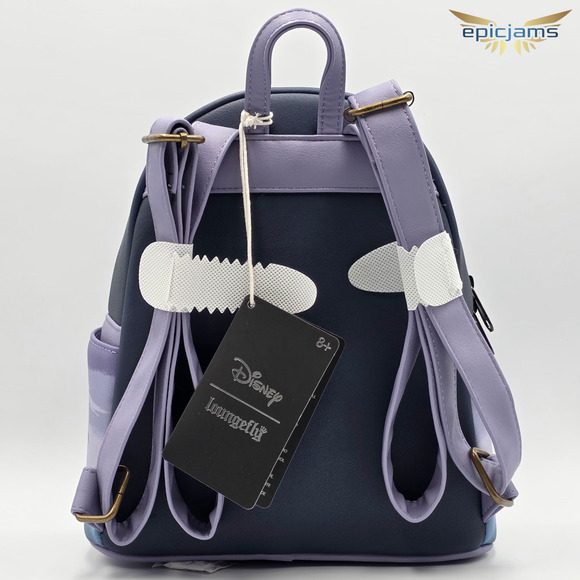 Loungefly Disney Mickey Mouse & Friends Halloween Purple Mini Backpack Bag New - Picture 6 of 6